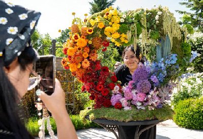 Blooming with Pride 2024 display