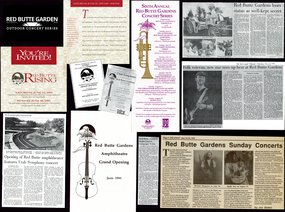 1991 Red Butte Garden Concert Series Lineup Poster