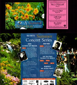 1997 Red Butte Garden Concert Series Lineup Poster