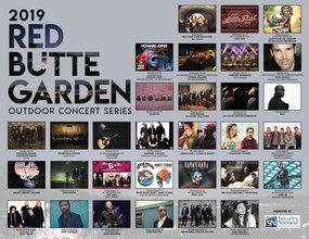 2019 Red Butte Garden Concert Series Lineup Poster
