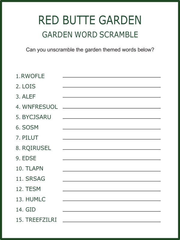 word search puzzle